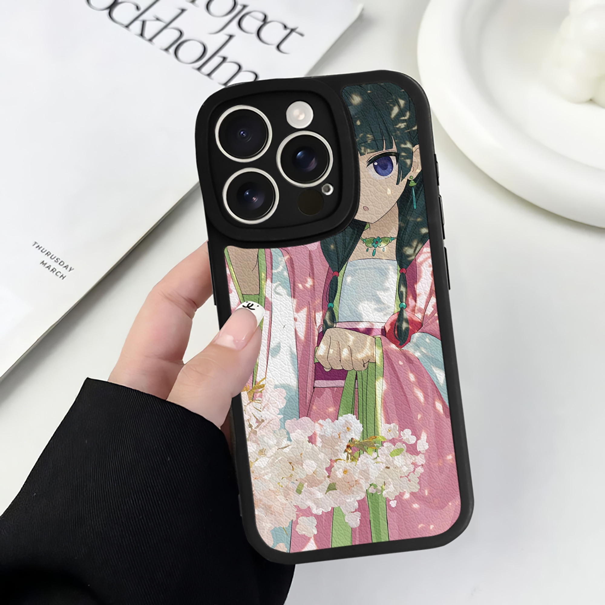 薬屋のひとりごと The Apothecary Diaries 【iPhone 16シリーズ対応】シリコンスマホケース（レザー調） 材質：シリコン